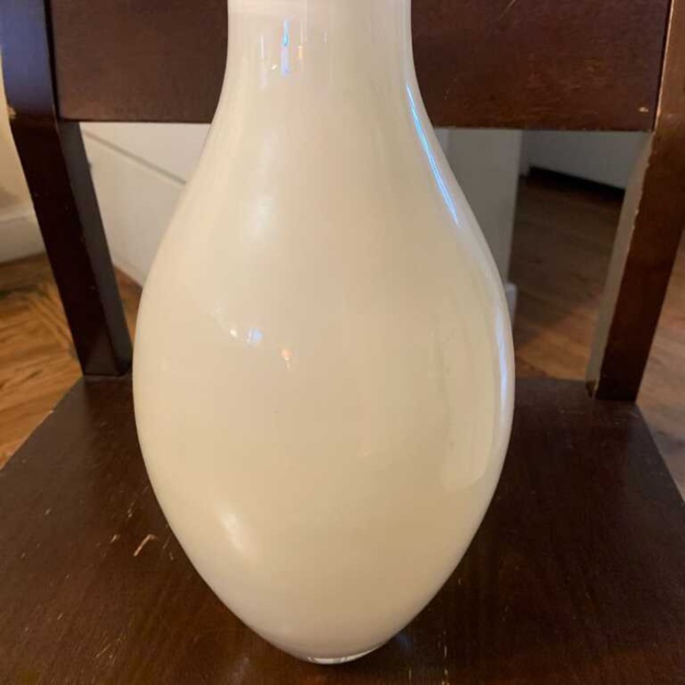 Crate & Barrel Glass Vase